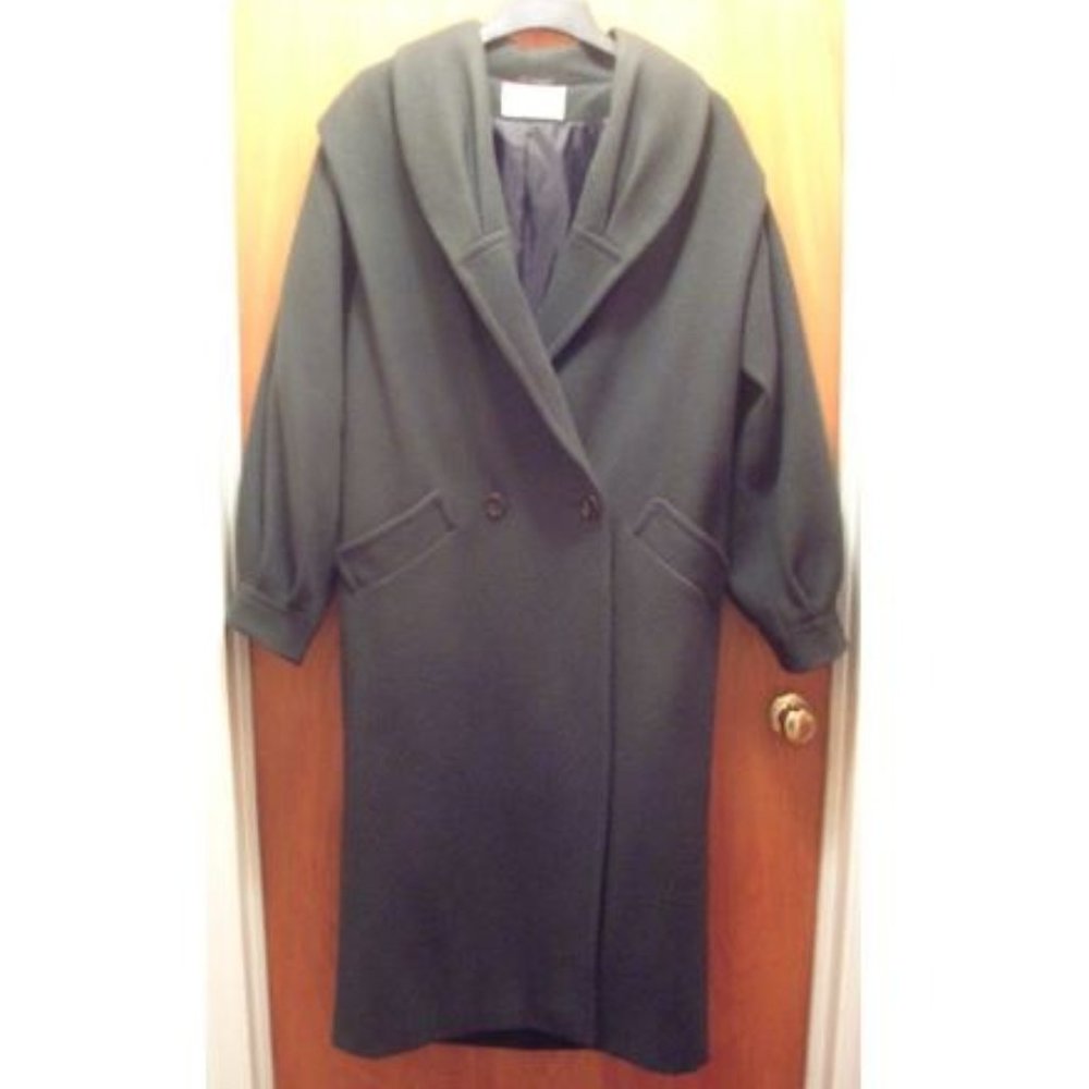 Long Wool Dress Coat, 15/16, International Scene
